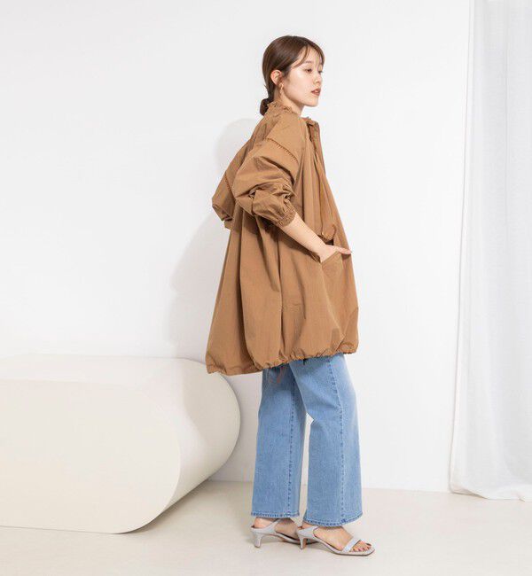 NOLLEY'S「【MARILYN MOON/マリリーンムーン】ウォッシャブルシャーリングギャザーブルゾン」|ブルゾン・スタジャン|