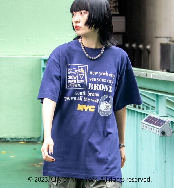 GLOSTER「【GOOD ROCK SPEED/グッドロックスピード】NYCプリントTシャツ」|Tシャツ・カットソー|