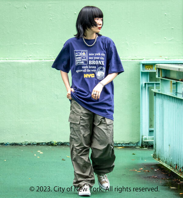 GLOSTER「【GOOD ROCK SPEED/グッドロックスピード】NYCプリントTシャツ」|Tシャツ・カットソー|