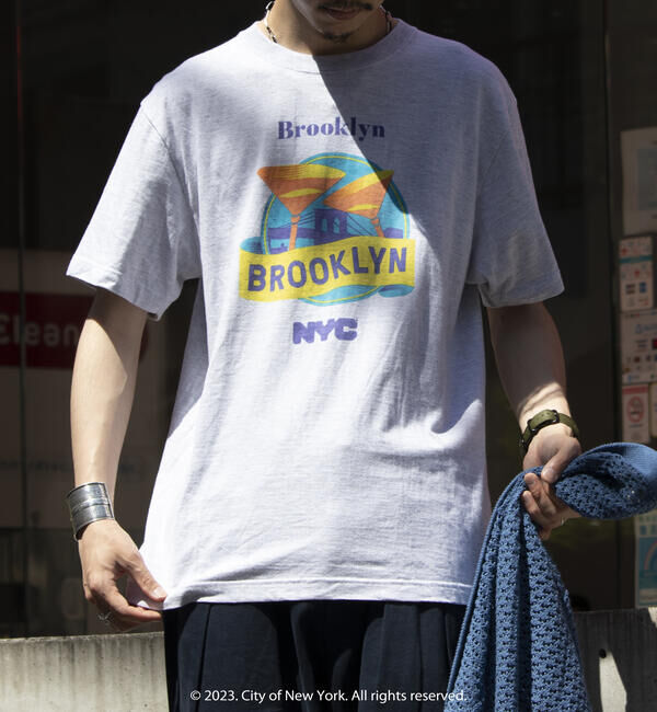 GLOSTER「【GOOD ROCK SPEED/グッドロックスピード】NYCプリントTシャツ」|Tシャツ・カットソー|