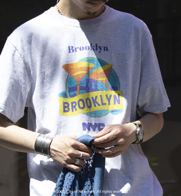 GLOSTER「【GOOD ROCK SPEED/グッドロックスピード】NYCプリントTシャツ」|Tシャツ・カットソー|