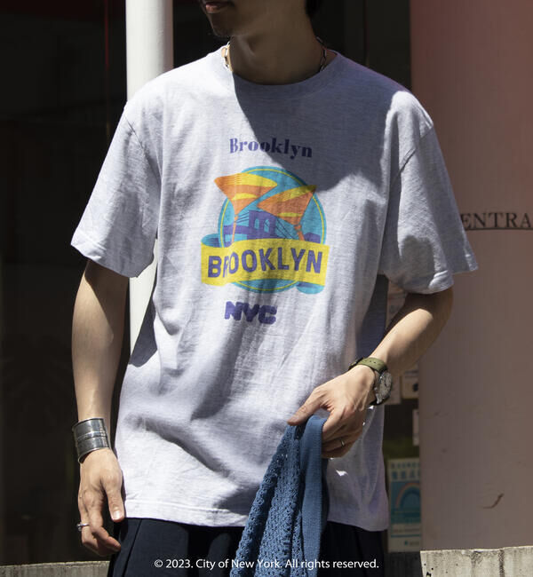 GLOSTER「【GOOD ROCK SPEED/グッドロックスピード】NYCプリントTシャツ」|Tシャツ・カットソー|