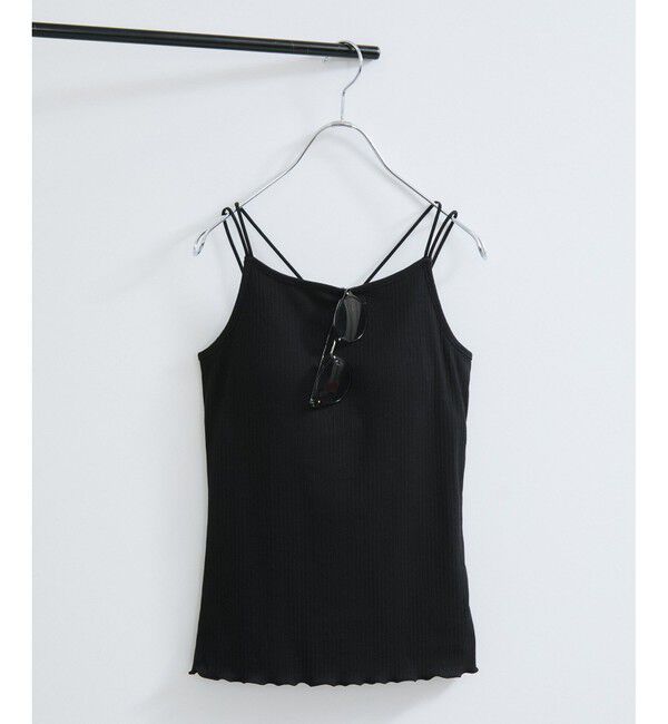 VIS「アメスリカップ付きインナーキャミソール」|キャミソール|ブラック(01)