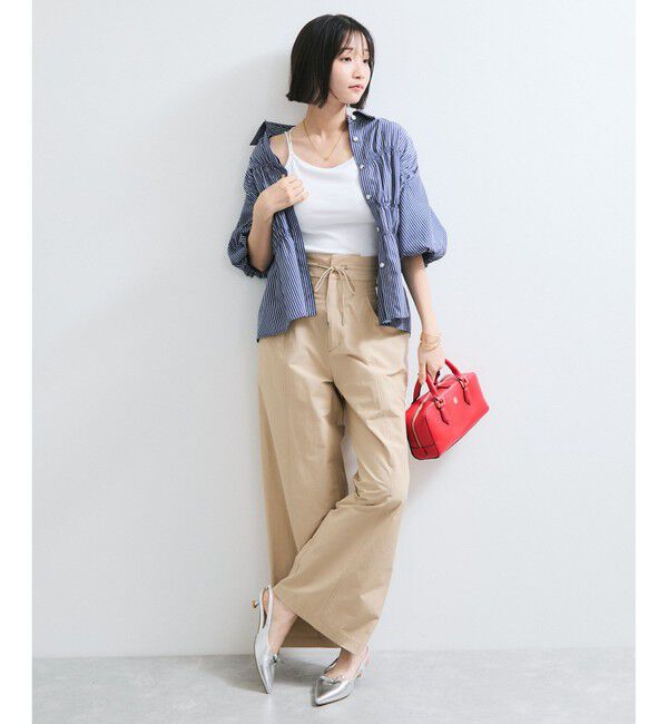 VIS「アメスリカップ付きインナーキャミソール」|キャミソール|