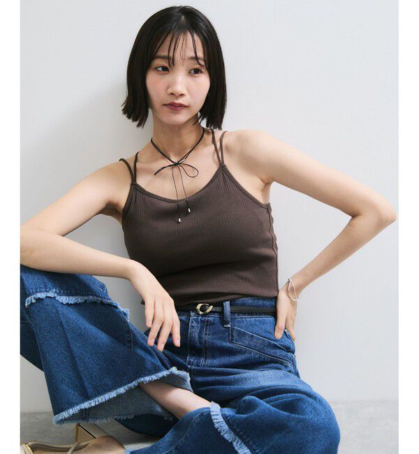 VIS「アメスリカップ付きインナーキャミソール」|キャミソール|