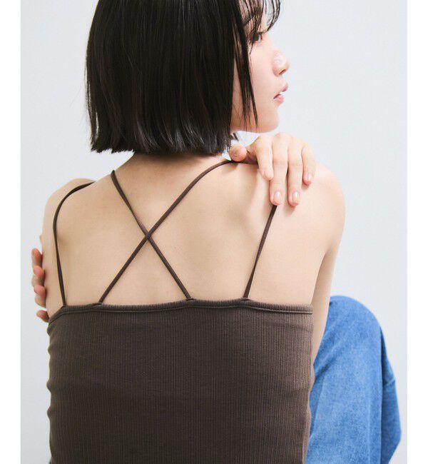 VIS「アメスリカップ付きインナーキャミソール」|キャミソール|