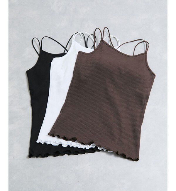VIS「アメスリカップ付きインナーキャミソール」|キャミソール|