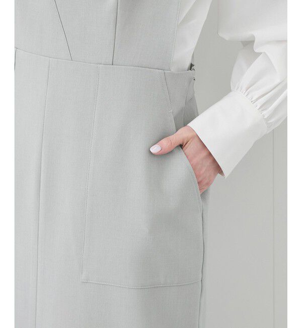 Rope&rsquo;Picnic「デザインポケットジャンパースカート」|ワンピース|