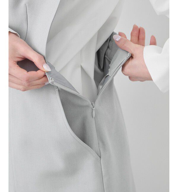 Rope&rsquo;Picnic「デザインポケットジャンパースカート」|ワンピース|