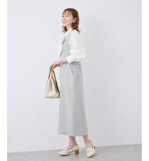 Rope&rsquo;Picnic「デザインポケットジャンパースカート」|ワンピース|