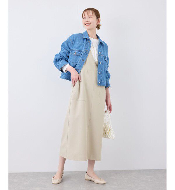 Rope&rsquo;Picnic「デザインポケットジャンパースカート」|ワンピース|