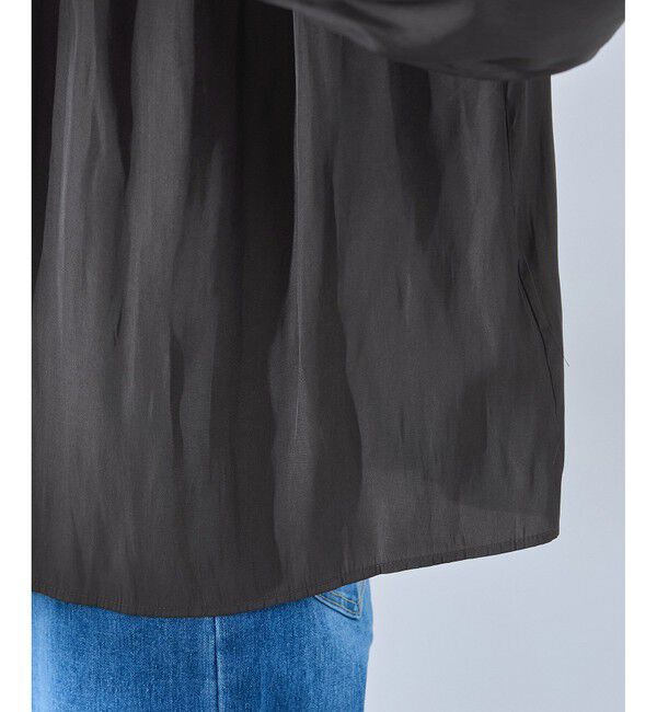 Rope&rsquo;Picnic「割繊ギャザーブラウス」|シャツ・ブラウス|