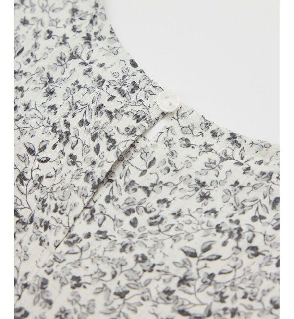 Rope&rsquo;Picnic「小花柄ティアードゼロスリーブブラウス」|シャツ・ブラウス|