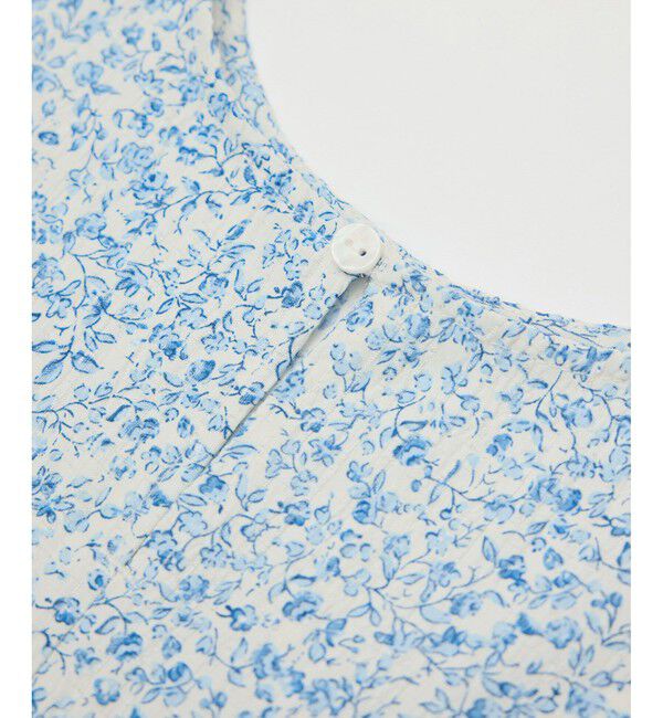 Rope&rsquo;Picnic「小花柄ティアードゼロスリーブブラウス」|シャツ・ブラウス|