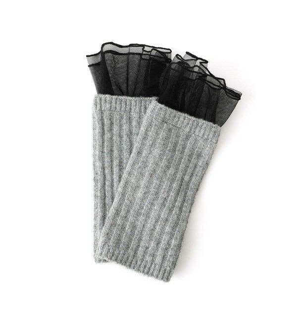 ROPE PICNIC PASSAGE「フリル付ハンドウォーマー」|手袋|