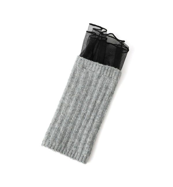 ROPE PICNIC PASSAGE「フリル付ハンドウォーマー」|手袋|