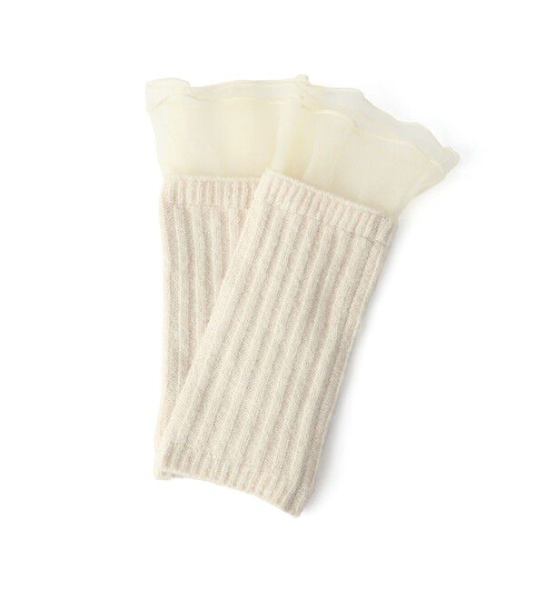 ROPE PICNIC PASSAGE「フリル付ハンドウォーマー」|手袋|