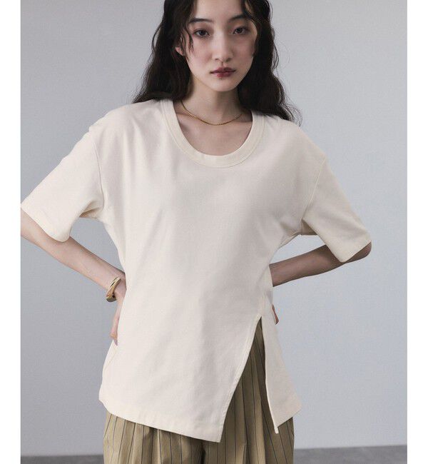 ADAM ET ROPE'「シェイプTシャツ」|Tシャツ・カットソー|