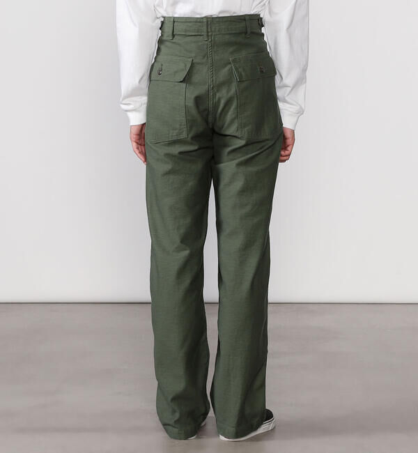  「orSlow | バックサテン ファティーグパンツ MEN」|チノ|