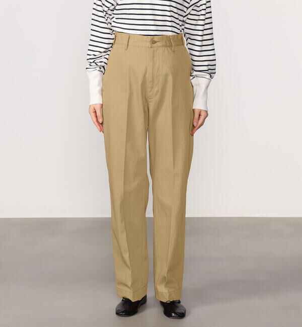  「THE SHINZONE | WASHED HIGH WAIST CHINO WOMEN」|チノ|