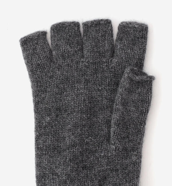  「Johnstons of Elgin | カシミヤ フィンガーレスグローブ」|手袋|