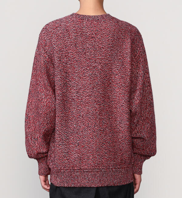  「COOHEM | カラーミックス クルーネックニットプルオーバー MEN」|ニット・セーター|