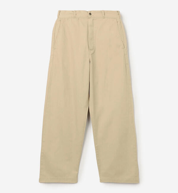  「TUF-NUT | T/C TWILL WIDE WORK TROUSERS MEN」|チノ|