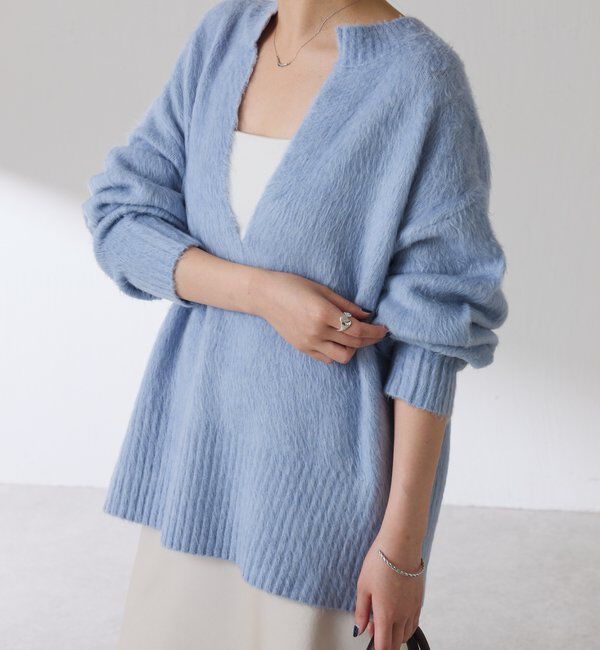  「エアリー深Vニット」|ニット・セーター|