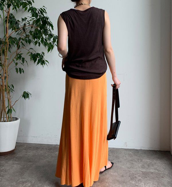  「【夏も快適！】ドライタッチカットフレアスカート」|スカート|