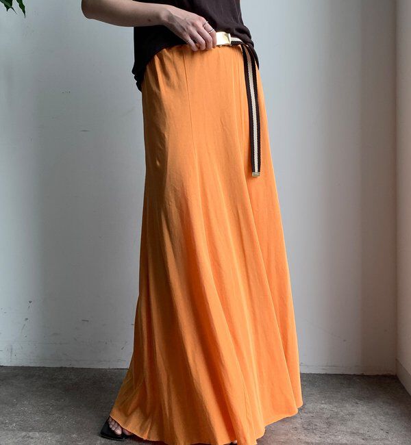  「【夏も快適！】ドライタッチカットフレアスカート」|スカート|