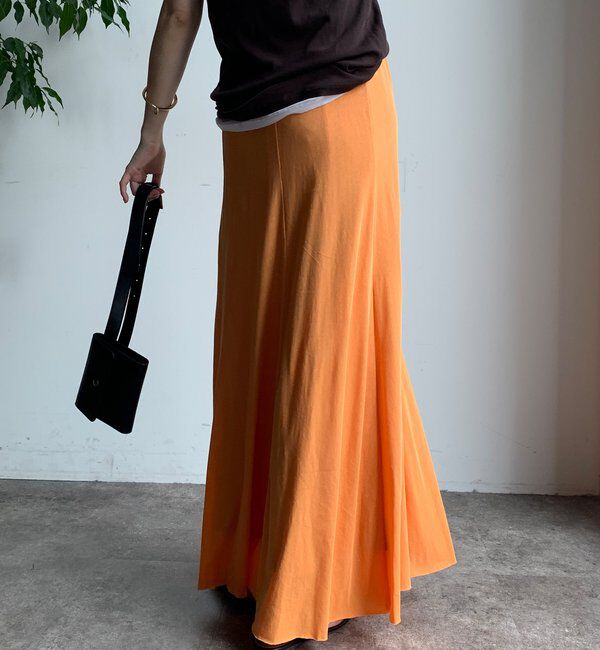  「【夏も快適！】ドライタッチカットフレアスカート」|スカート|