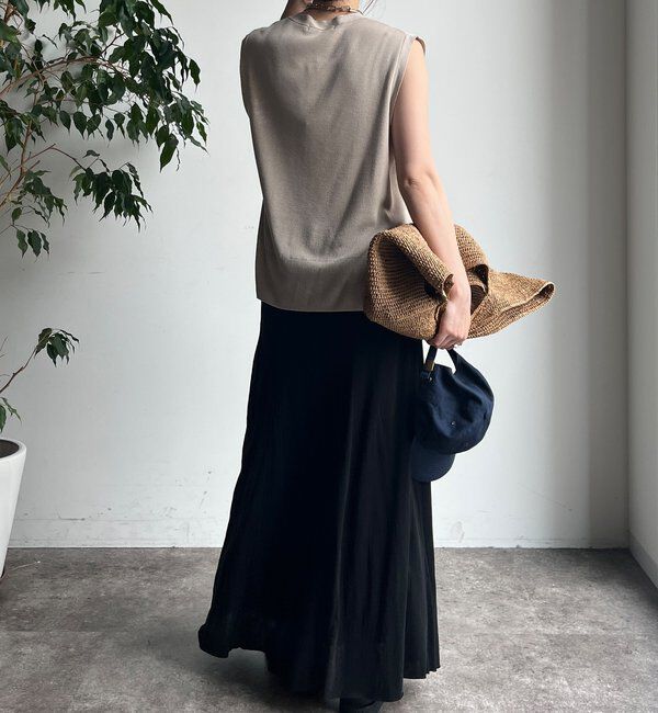  「【夏も快適！】ドライタッチカットフレアスカート」|スカート|