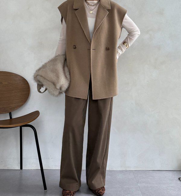  「裏起毛ボンディングパンツ」|チノ|