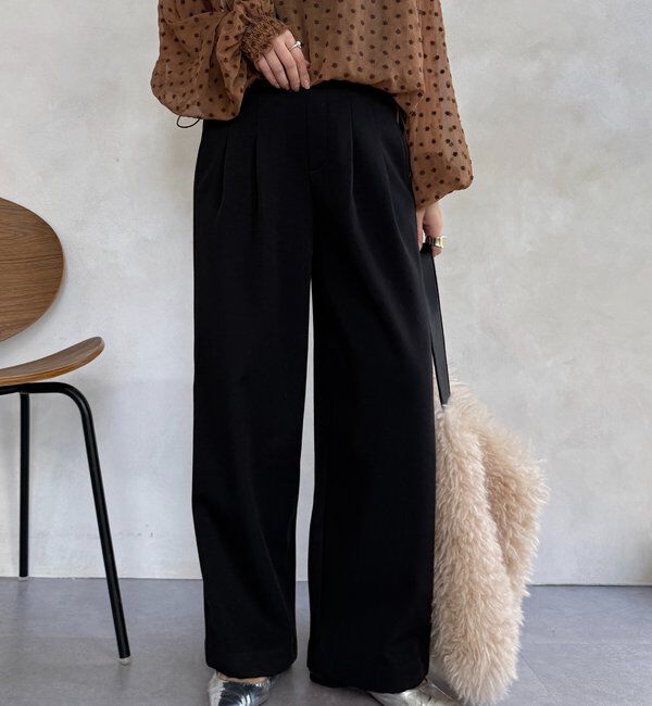  「裏起毛ボンディングパンツ」|チノ|