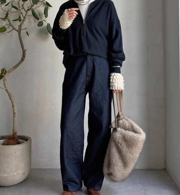  「袖フリルトップス」|Tシャツ・カットソー|