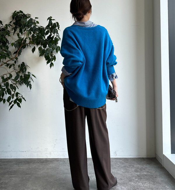  「深Vスリットニット」|ニット・セーター|
