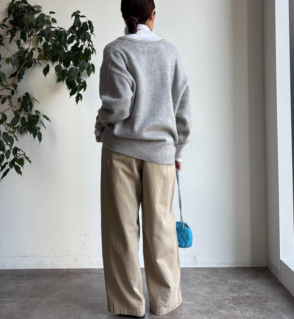 「深Vスリットニット」|ニット・セーター|