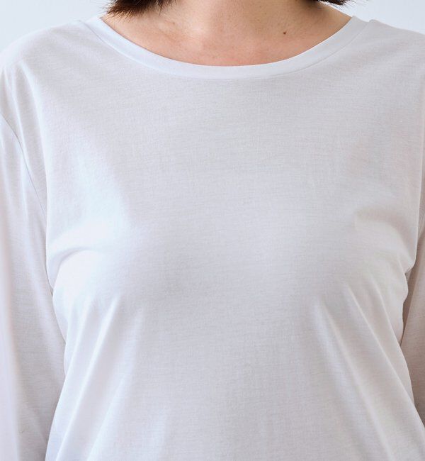  「【着回し力抜群】2wayセミシアーロンTee」|Tシャツ・カットソー|