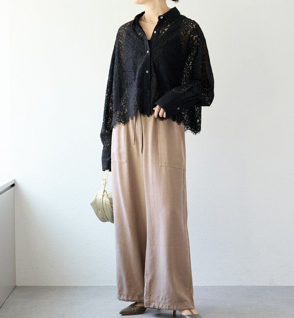  「予約【セットアップ可/こなれ感抜群】ガーメントダイ2wayワイドパンツ」|チノ|