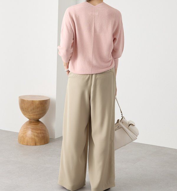  「予約【軽くしなやかな着心地】ライトギマバックボリュームニット」|ニット・セーター|