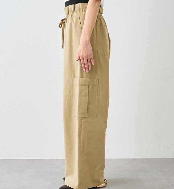  「予約【A・MONN(アモン)】ミリタリーWウエストカーゴパンツ」|チノ|