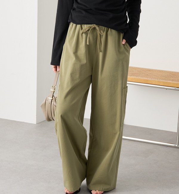  「予約【A・MONN(アモン)】ミリタリーWウエストカーゴパンツ」|チノ|