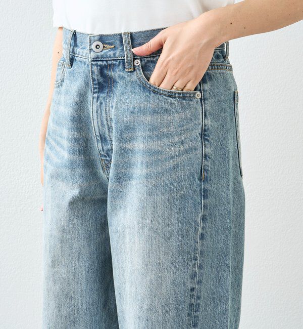  「予約【A・MONN(アモン)】addフロントナローデニム」|デニム|