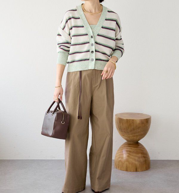  「予約【存在感抜群】マルチボーダーカーデ」|カーディガン|