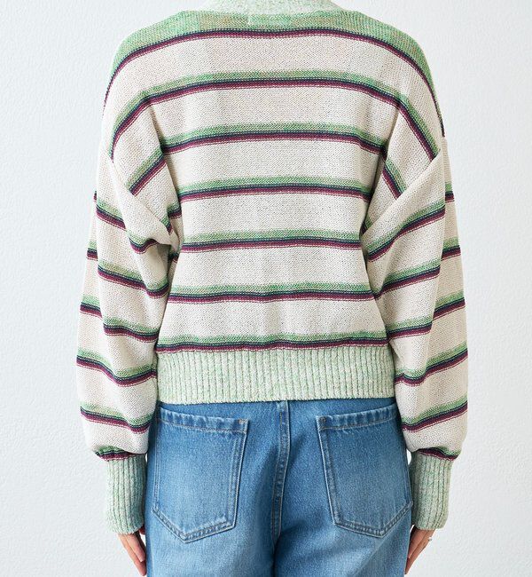  「予約【存在感抜群】マルチボーダーカーデ」|カーディガン|