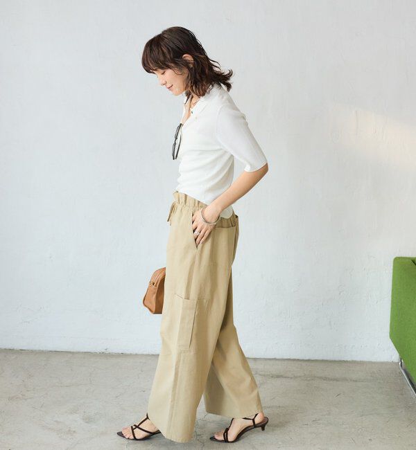  「予約【オンオフ使える】クールフィールポロニット」|ニット・セーター|