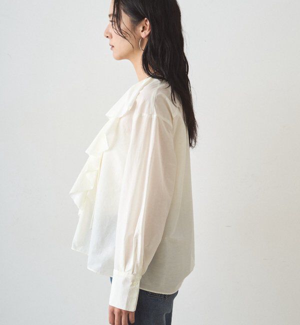  「フリルカラーブラウス」|シャツ・ブラウス|