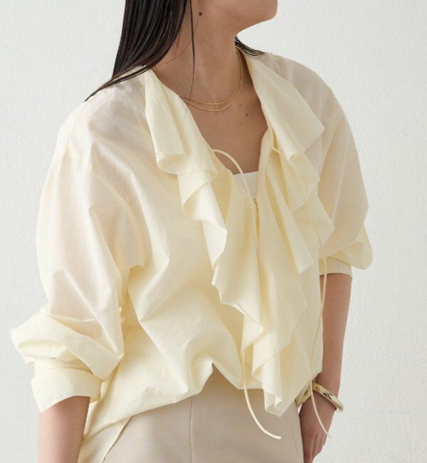 「フリルカラーブラウス」|シャツ・ブラウス|