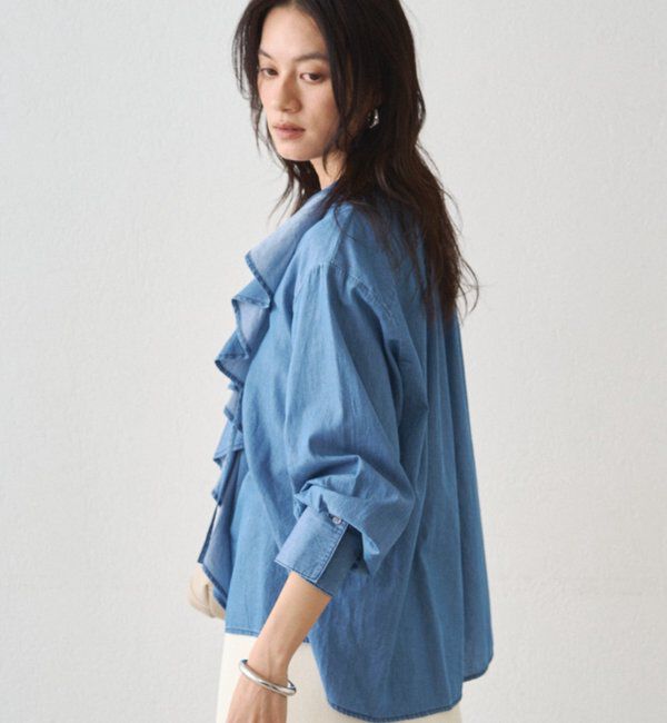  「フリルカラーブラウス」|シャツ・ブラウス|