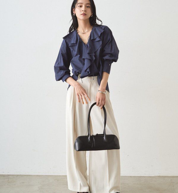  「フリルカラーブラウス」|シャツ・ブラウス|